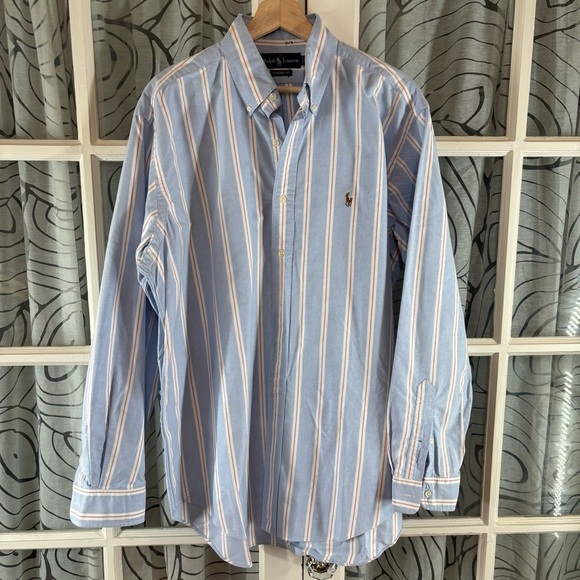Ralph Lauren Blue Label Other - Ralph Lauren Blue Label Striped Blue and White Dress Shirt